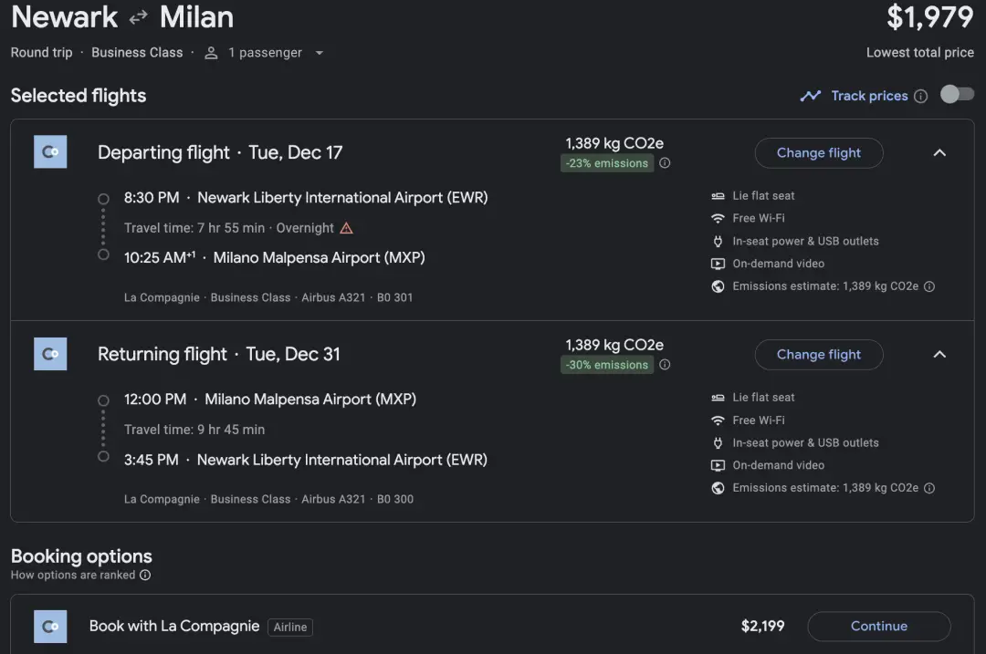只有商务舱的“廉价航空”黑五限时促销（还有航司内卷特别惊喜），2000美元平躺商务舱往返欧洲