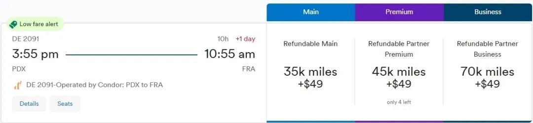600美元拿下!阿拉斯加航空里程兑换欧美线商务舱应该这么玩,史低价促销留给大家时间不多了哦 11 600美元拿下跨洋商务舱,史低价促销留给大家时间不多了哦