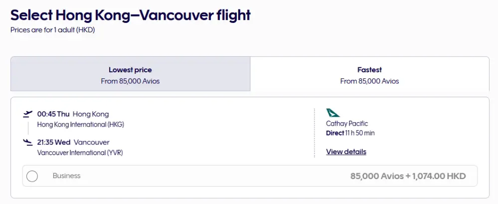 突发!国泰中加直航商务舱里程票大放票,1100美元即可拿下! 10 突发!国泰中美/中加直航商务舱放票,1100美元即可拿下!