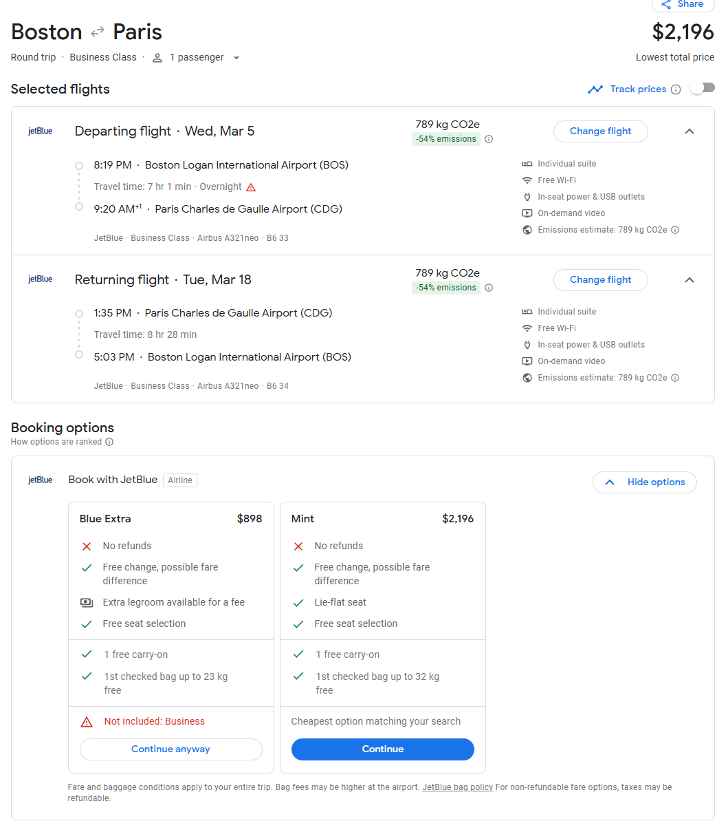只有商务舱的“廉价航空”黑五限时促销（还有航司内卷特别惊喜），2000美元平躺商务舱往返欧洲