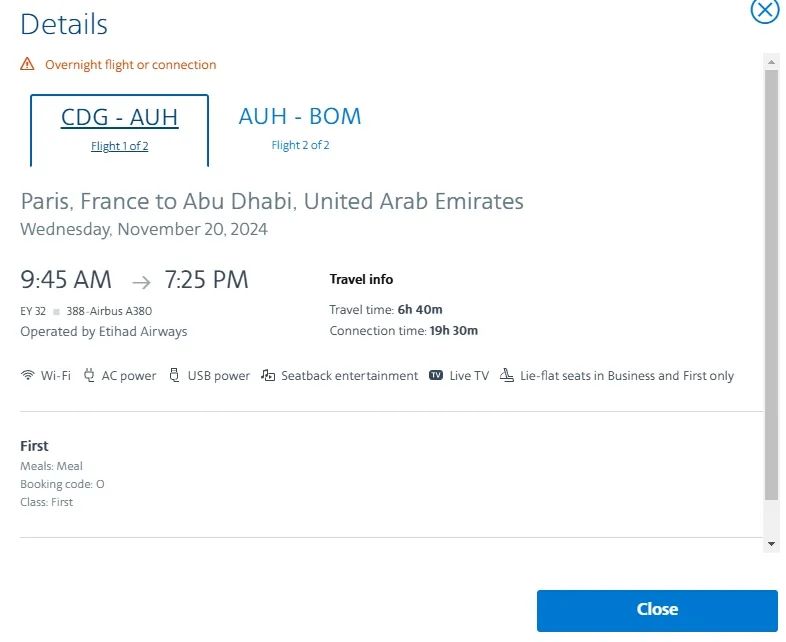 62.5K点数拿下最奢华体验！10小时空中公寓头等舱飞行，海量日期可选，还能万米高空洗澡！