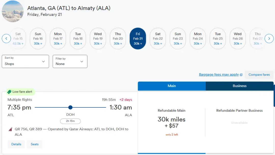 低至10K点数,各种白菜价长途航班,还有一条意想不到的中美低价路线,阿拉斯加航空新一期Explore Global Getaways也有隐藏玩法哦 8 低至10K点数,各种白菜价长途航班,还有一条意想不到的中美低价路线,这个促销活动也有隐藏玩法哦