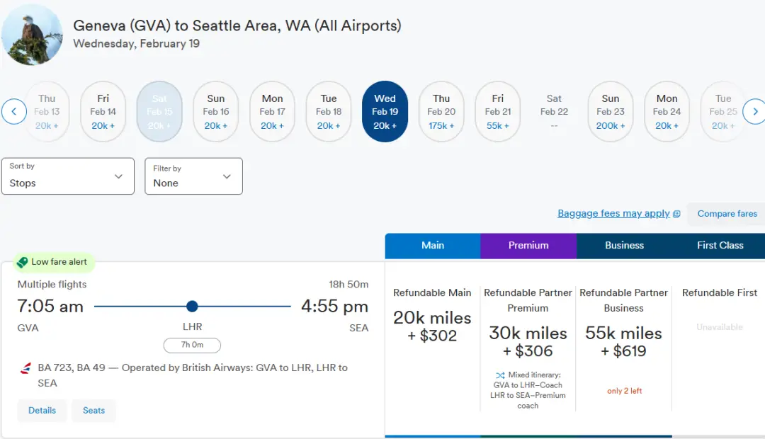 低至10K点数,各种白菜价长途航班,还有一条意想不到的中美低价路线,阿拉斯加航空新一期Explore Global Getaways也有隐藏玩法哦 4 低至10K点数,各种白菜价长途航班,还有一条意想不到的中美低价路线,这个促销活动也有隐藏玩法哦