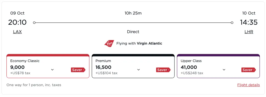 Amex MR转维珍航空慷慨加赠倒计时,机不可失!52K点数兑换亚美头等舱、21K点数兑换跨洋商务舱……大量兑换甜点等待解锁 3 慷慨加赠倒计时,机不可失!52K点数兑换亚美头等舱、21K点数兑换跨洋商务舱……大量兑换甜点等待解锁