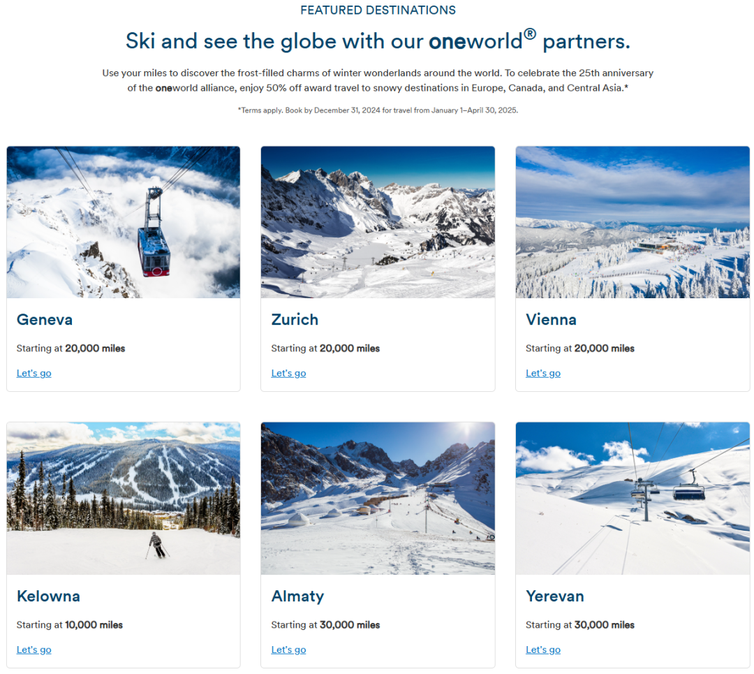 低至10K点数,各种白菜价长途航班,还有一条意想不到的中美低价路线,阿拉斯加航空新一期Explore Global Getaways也有隐藏玩法哦 1 低至10K点数,各种白菜价长途航班,还有一条意想不到的中美低价路线,这个促销活动也有隐藏玩法哦