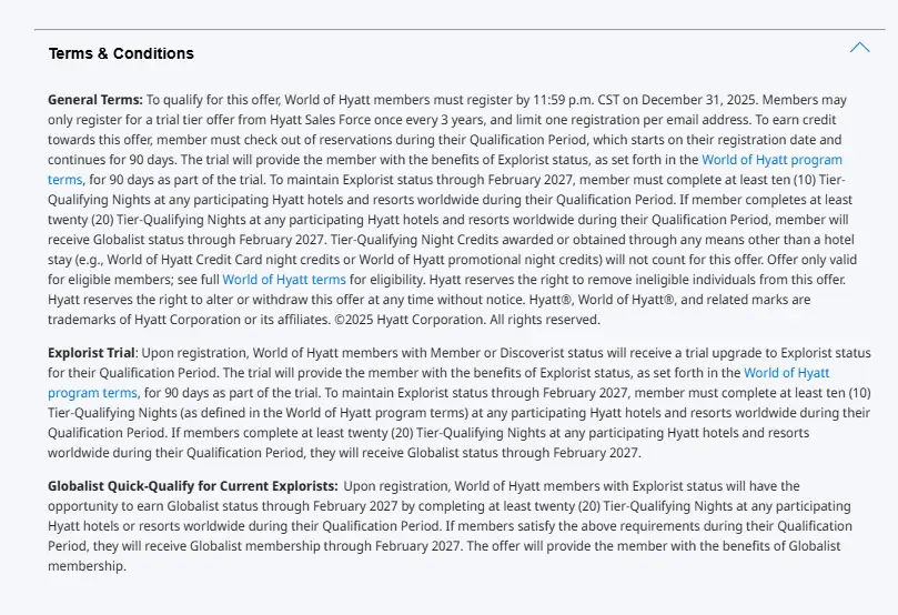 快速直通环球客至2027年 – 凯悦环球客经典挑战年初即上线，最佳上车时间到