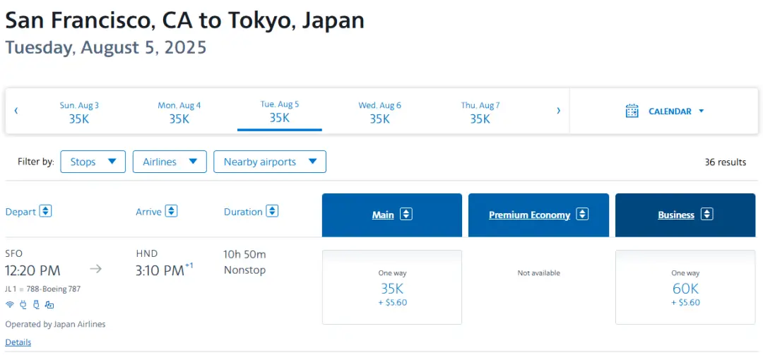 多条爆款中美商务舱里程票连续放票大狂欢，最低仅需60K点数/800美元即可锁定！