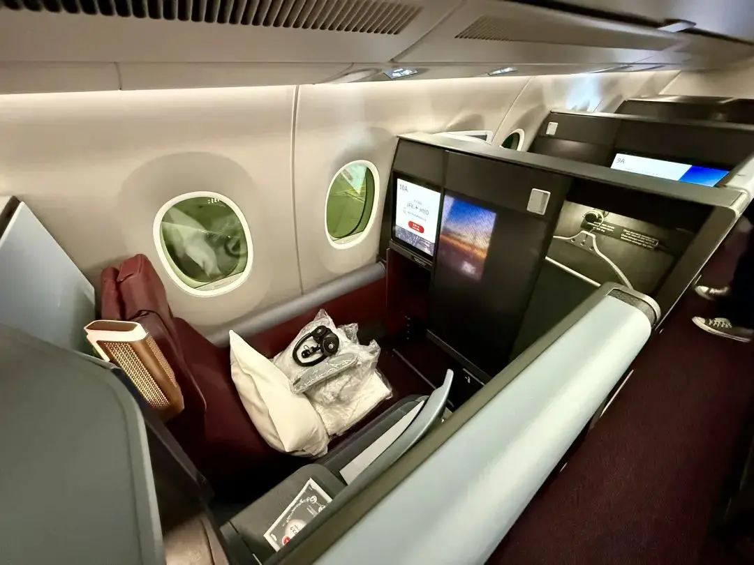 1000美元不到竟拿下亚美线最顶级套间商务舱!“无中生有”大法立大功 - 日本航空A350-1000(纽约 - 东京羽田)商务舱体验 4 1000美元不到竟拿下亚美线最顶级商务舱!“无中生有”大法立大功,实战体验惊喜重重