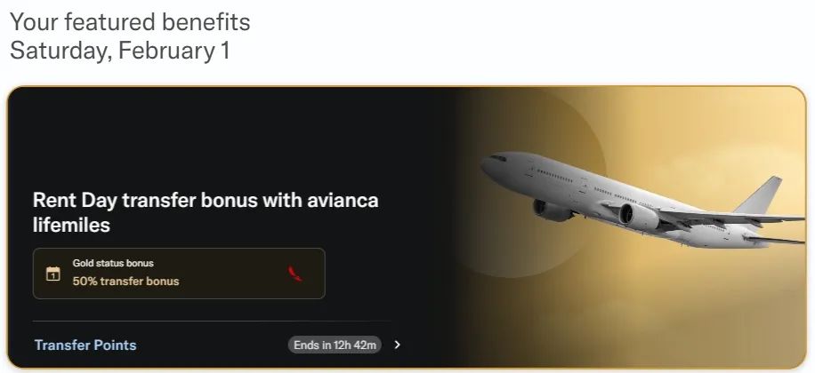 仅限今天！最低22.5K点数兑换跨洋商务舱，房租神卡100%额外加赠太香了！