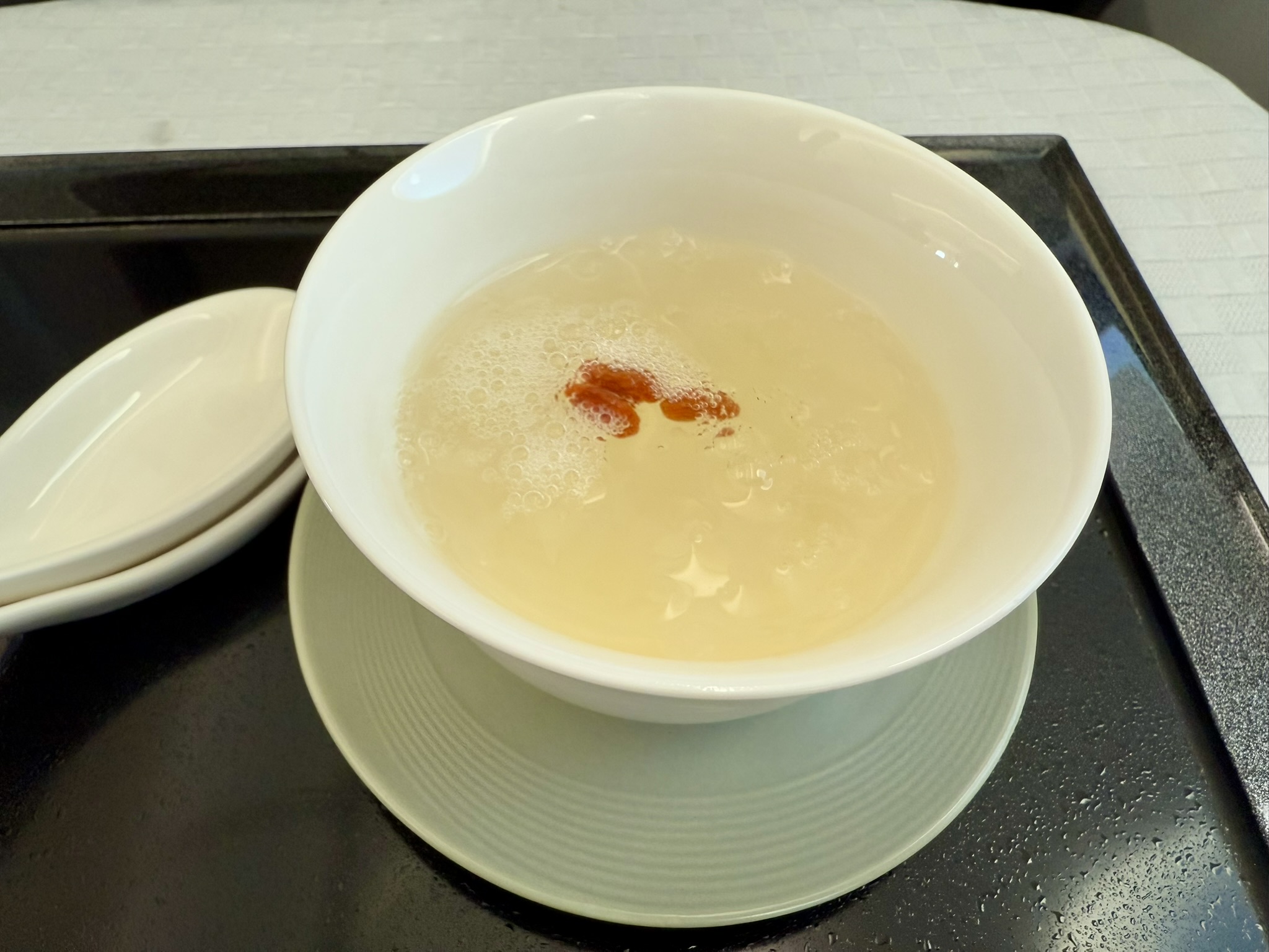 空中鼎泰丰牛肉面 - 长荣航空B787-10(福冈 - 台北 - 香港)商务舱体验 26 空中鼎泰丰牛肉面 - 长荣航空B787-10(福冈 - 台北 - 香港)商务舱体验