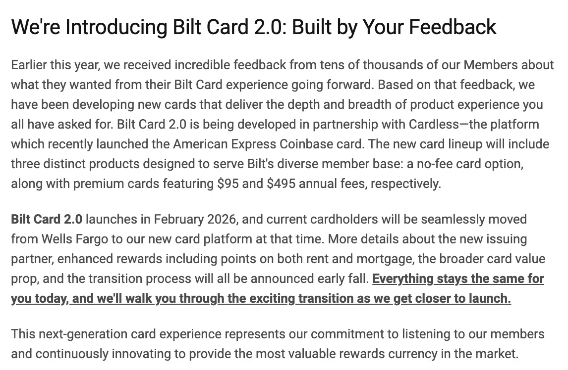Bilt 2.0时代将开启:房租神卡可能彻底大变样,到底是升级还是退步? 4 Bilt 2.0时代将开启:房租神卡可能彻底大变样,到底是升级还是退步?