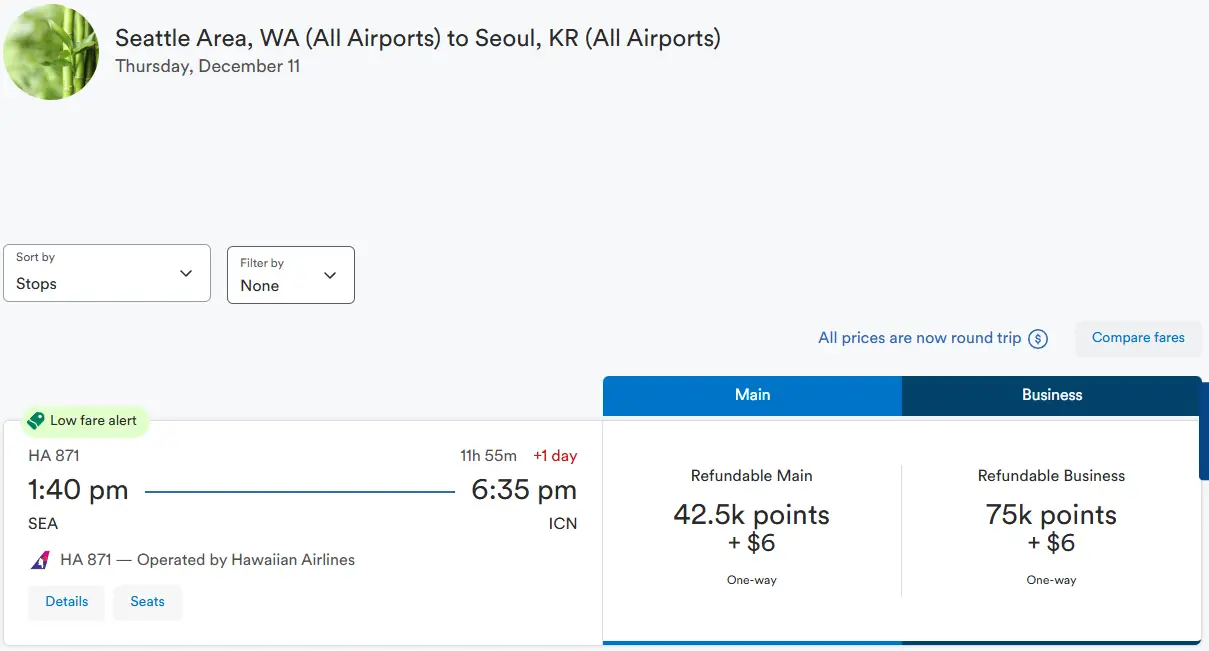 Bug级别降价,立省20K!夏威夷航空西雅图 – 首尔新航线商务舱更多惊喜!更多日期大量放票! 8 Bug级别降价,立省20K!夏威夷航空西雅图 – 首尔新航线商务舱更多惊喜!更多日期大量放票!