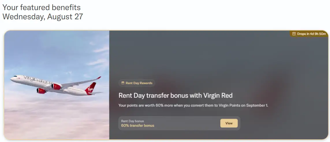 仅限1天,29K点数拿下全日空超豪华头等舱!房租神卡Bilt转Virgin Atlantic最高100%额外加赠又回来了! 1 仅限1天,29K点数拿下全日空超豪华头等舱!房租神卡Bilt转Virgin Atlantic最高100%额外加赠又回来了!