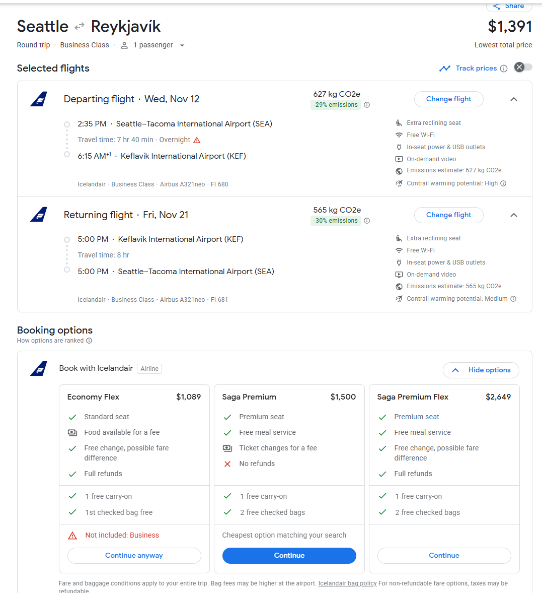 仅限今天,999美元跨洋商务舱,冰岛航空大促销来袭! 7 仅限今天,999美元跨洋商务舱,冰岛航空大促销来袭!
