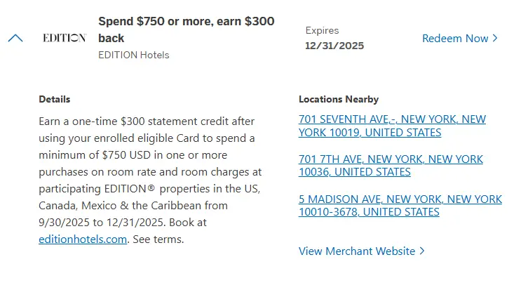 6折入住万豪6大顶级品牌神Amex Offer,还能叠加免费早餐、消费额度、房间升级等VIP福利 7 6折入住万豪6大顶级品牌神Amex Offer,还能叠加免费早餐、消费额度、房间升级等VIP福利
