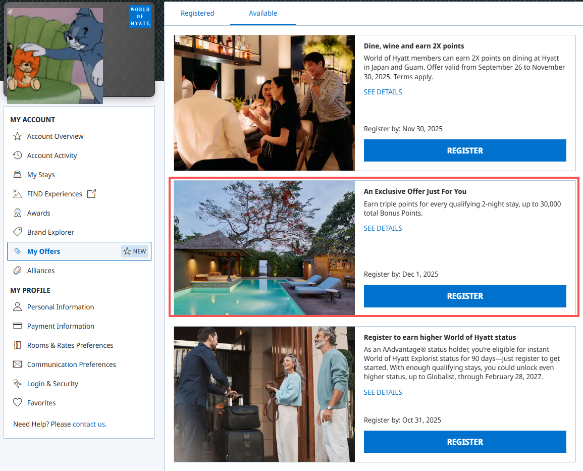 Hyatt突发定向神Offer:15x点数超高回血,连熟客也难得中奖 1 Hyatt突发定向神Offer:15x点数超高回血,连熟客也难得中奖