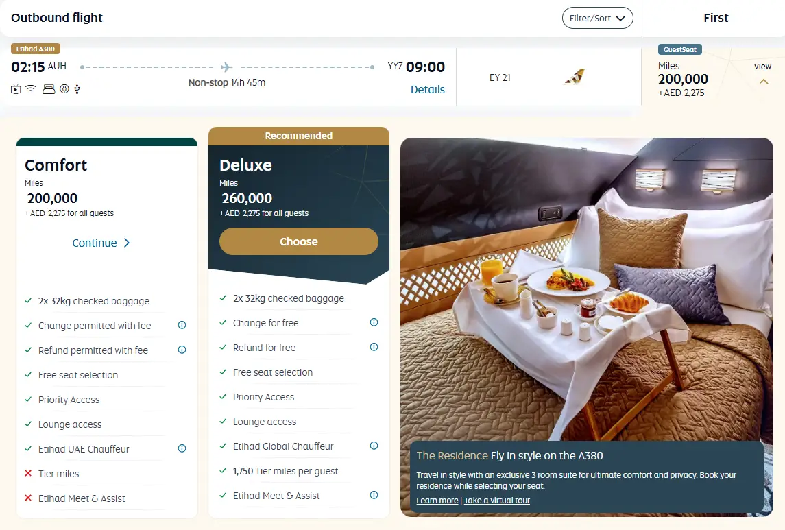 空中淋浴+私人客卧!阿提哈德A380空中公寓限时低成本兑换窗口到来,几乎每天都有票 2 空中淋浴+私人客卧!阿提哈德A380空中公寓限时低成本兑换窗口到来,几乎每天都有票