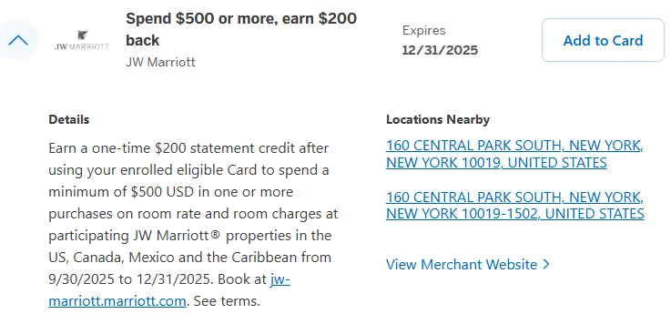 6折入住万豪6大顶级品牌神Amex Offer,还能叠加免费早餐、消费额度、房间升级等VIP福利 2 6折入住万豪6大顶级品牌神Amex Offer,还能叠加免费早餐、消费额度、房间升级等VIP福利