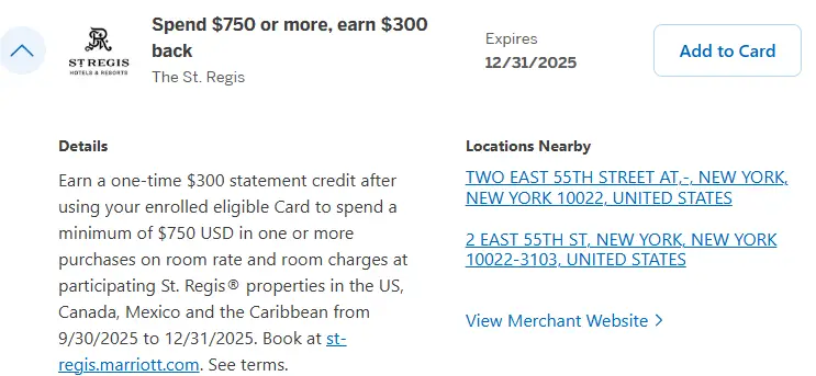 6折入住万豪6大顶级品牌神Amex Offer,还能叠加免费早餐、消费额度、房间升级等VIP福利 3 6折入住万豪6大顶级品牌神Amex Offer,还能叠加免费早餐、消费额度、房间升级等VIP福利