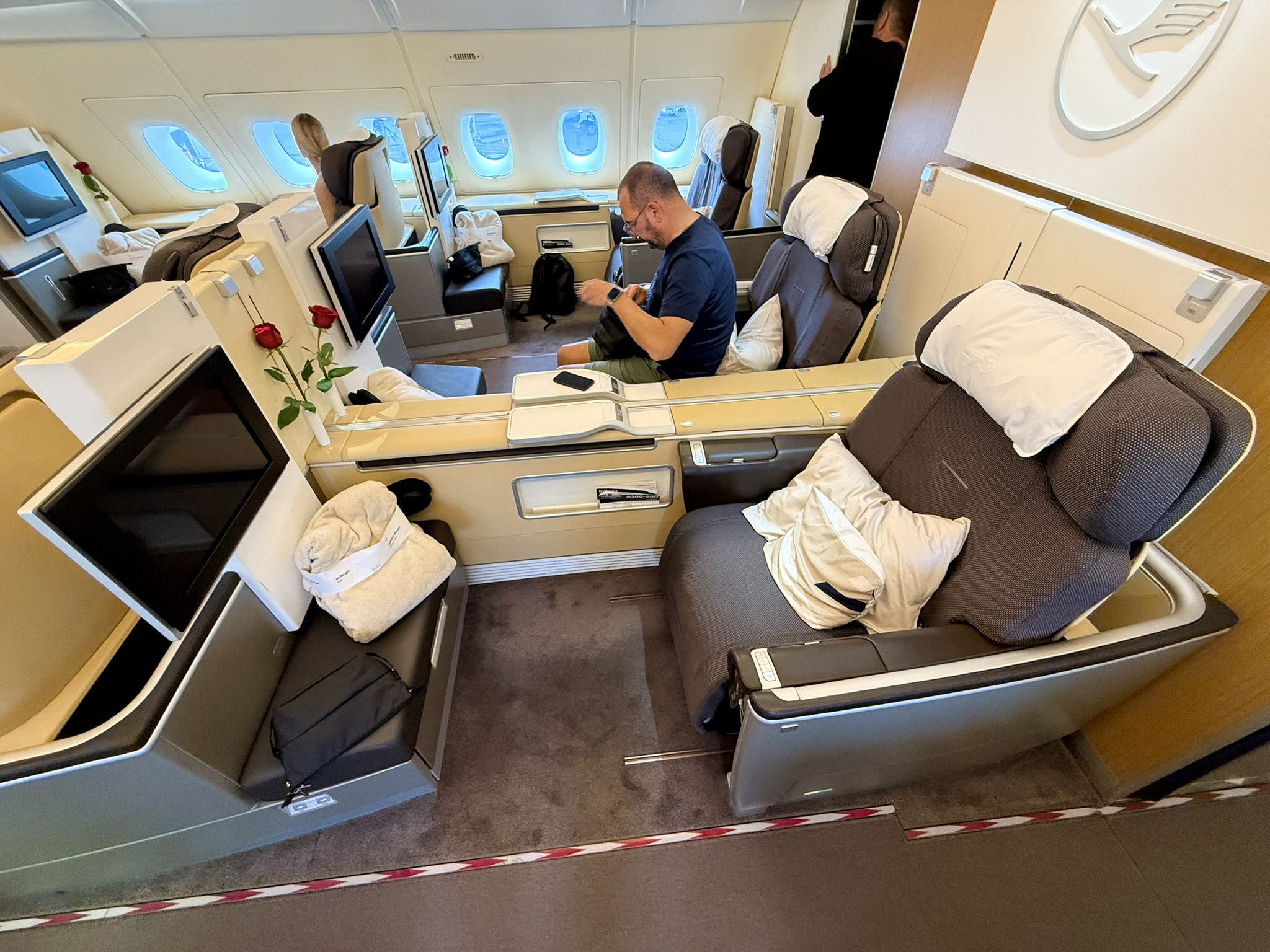 A380头等舱的独特快乐,临期说走就走 - 汉莎A380-800(纽约JFK - 慕尼黑)头等舱体验 5 A380头等舱的独特快乐,临期说走就走 - 汉莎A380-800(纽约JFK - 慕尼黑)头等舱体验