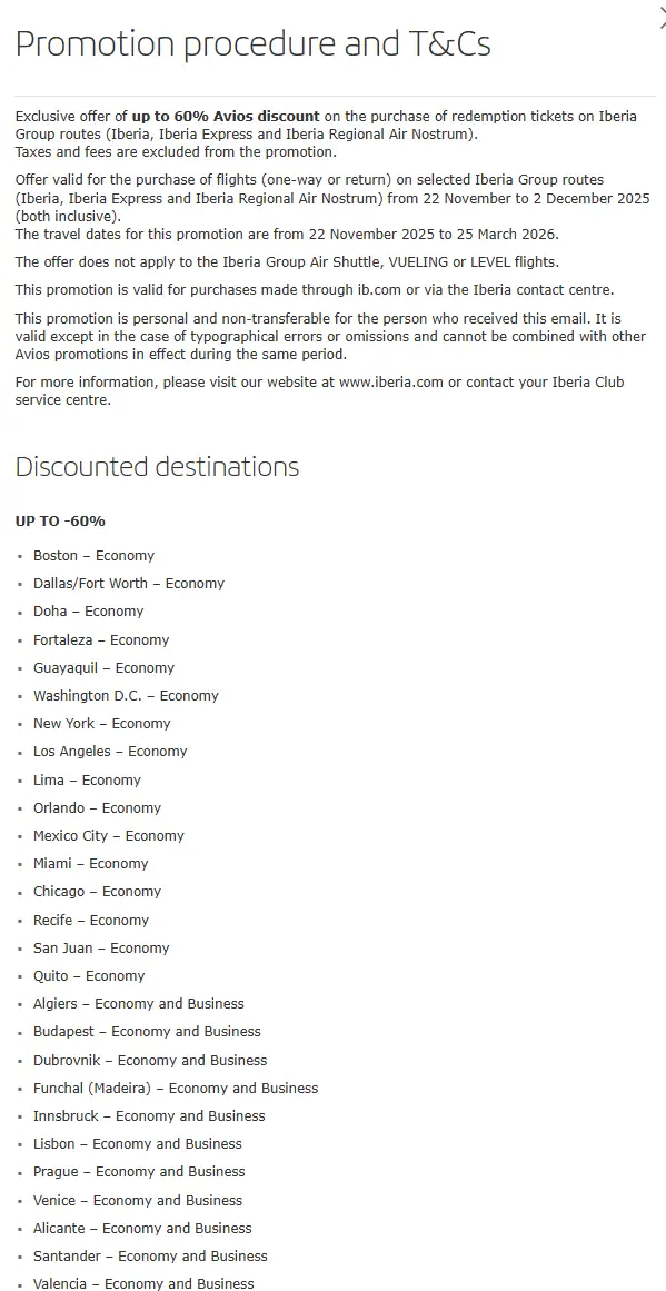 15K点数飞跨洋商务舱！西班牙国家航空限时促销 + 转点加赠双加持！