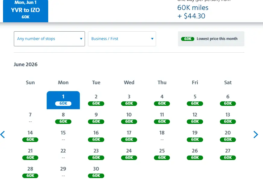 日航商务舱又大放票狂欢了！旺季神票还能直接“无中生有”，60K点数直接拿下