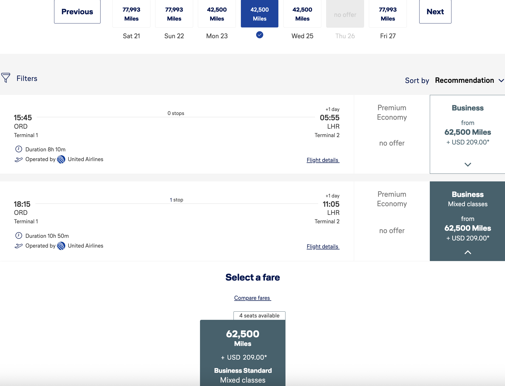 新一代铁公鸡美联航久违放出不少跨洋商务舱里程票,最低50K点数即可拿下 7 新一代铁公鸡美联航久违放出不少跨洋商务舱里程票,最低50K点数即可拿下