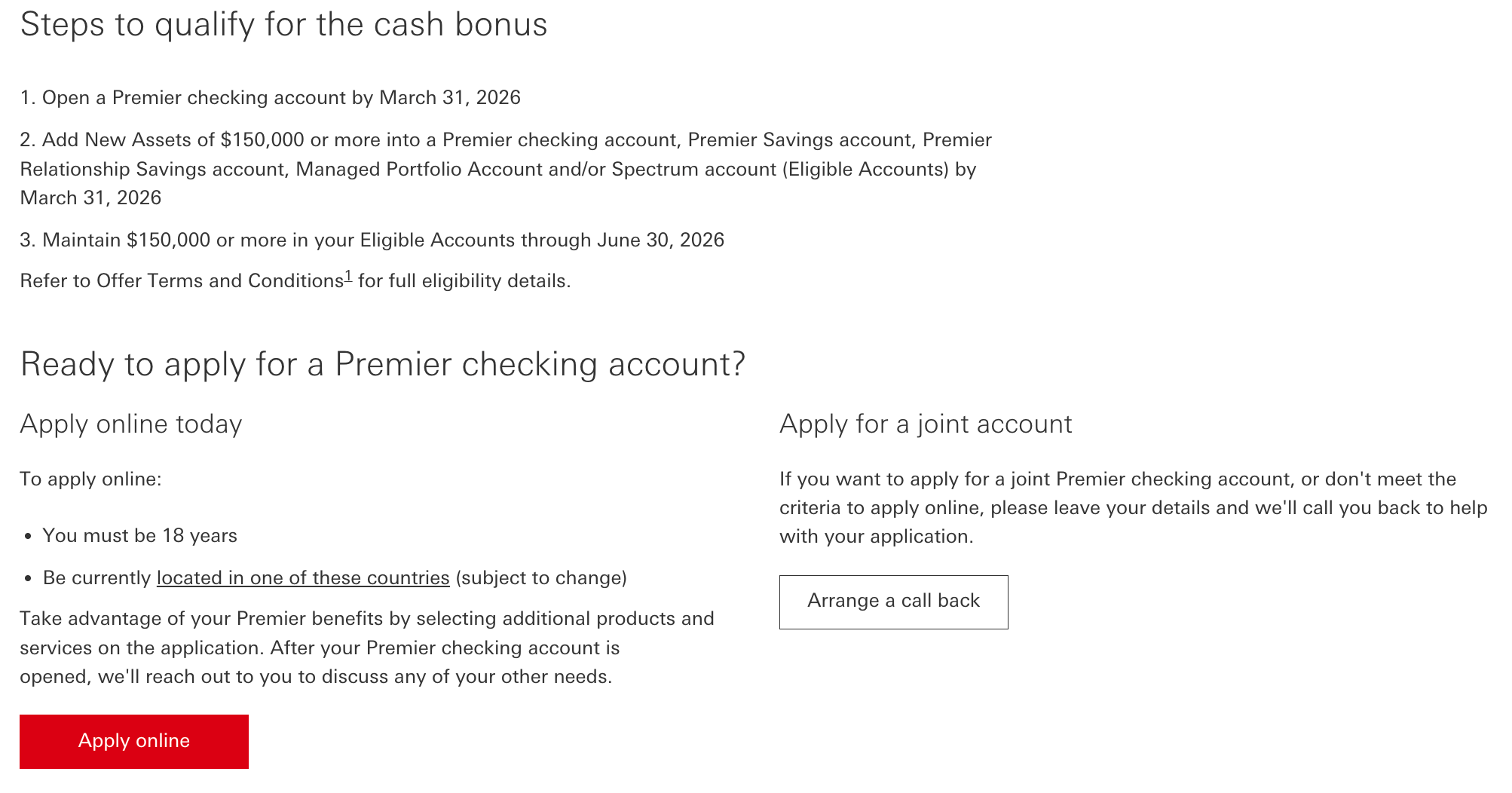 HSBC Premier Checking开户最高奖励$7000？！这奖励有点狠啊