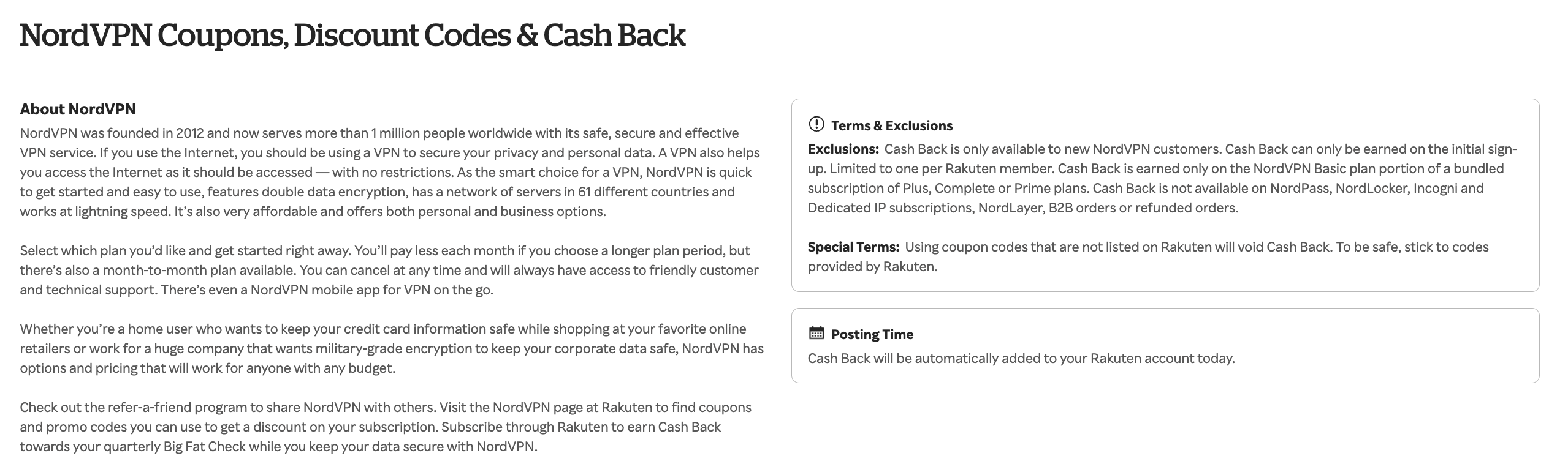 网购神器Rakuten限时倒贴钱羊毛,错过100x别慌,NordVPN 97x超高收益又来了 4 网购神器Rakuten限时倒贴钱羊毛,错过100x别慌,NordVPN 97x超高收益又来了