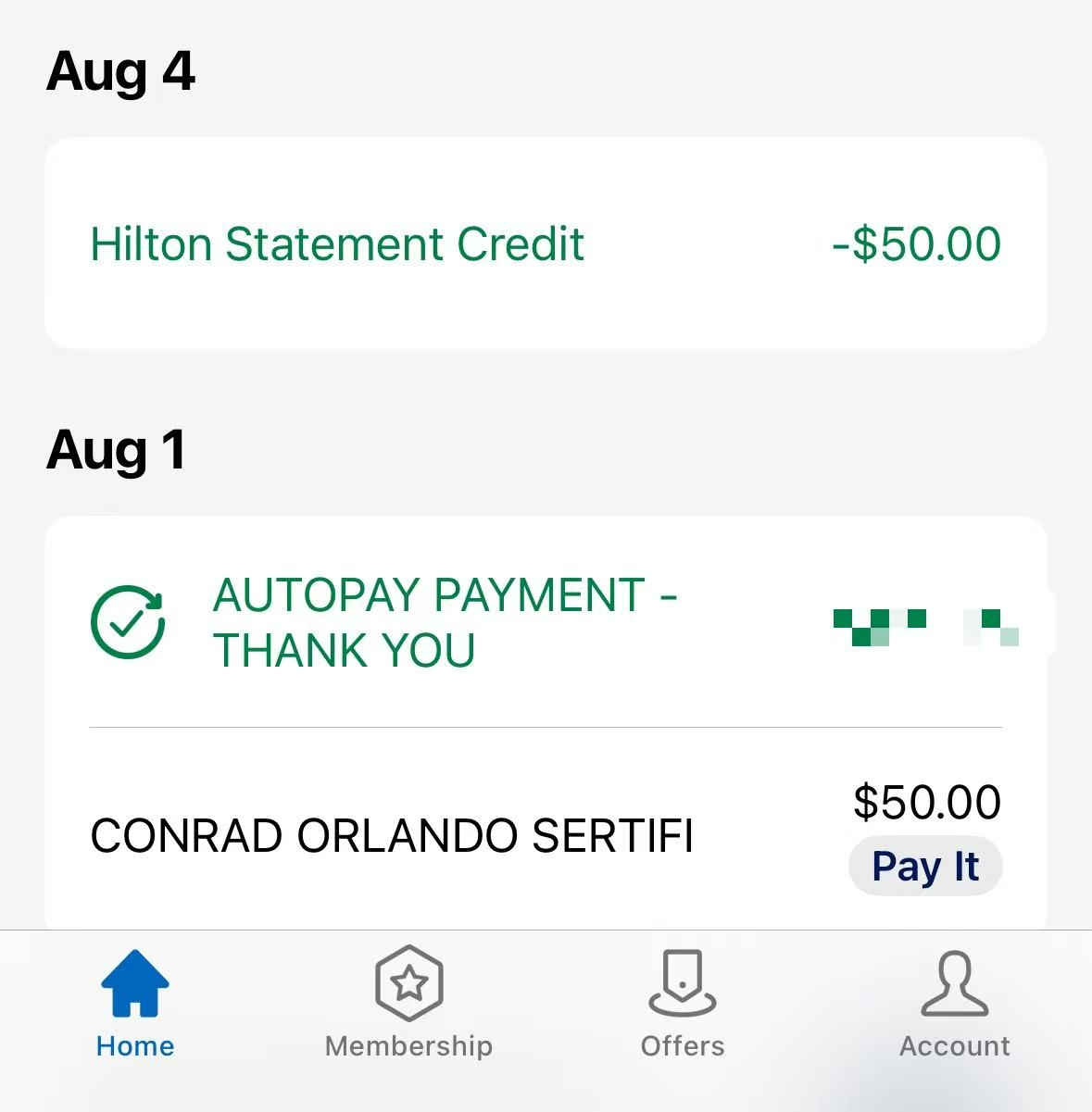 领取Amex Hilton联名卡的史高开卡奖励前，学会破解核心报销，避免被“反薅”哦