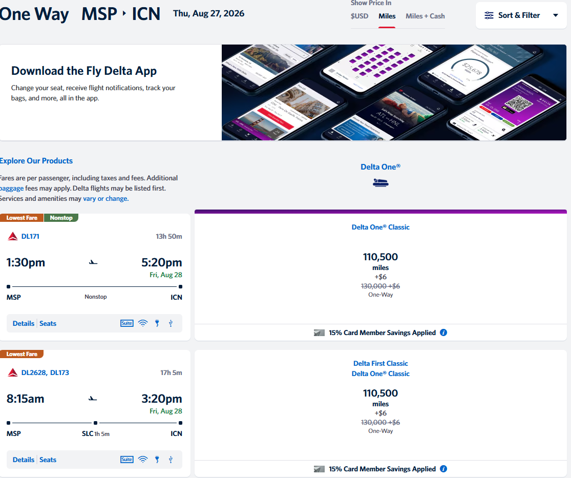 Delta熟悉跨太平洋低价商务舱大放票又回归，主力航线全覆盖，一班9+张 & 免费退改