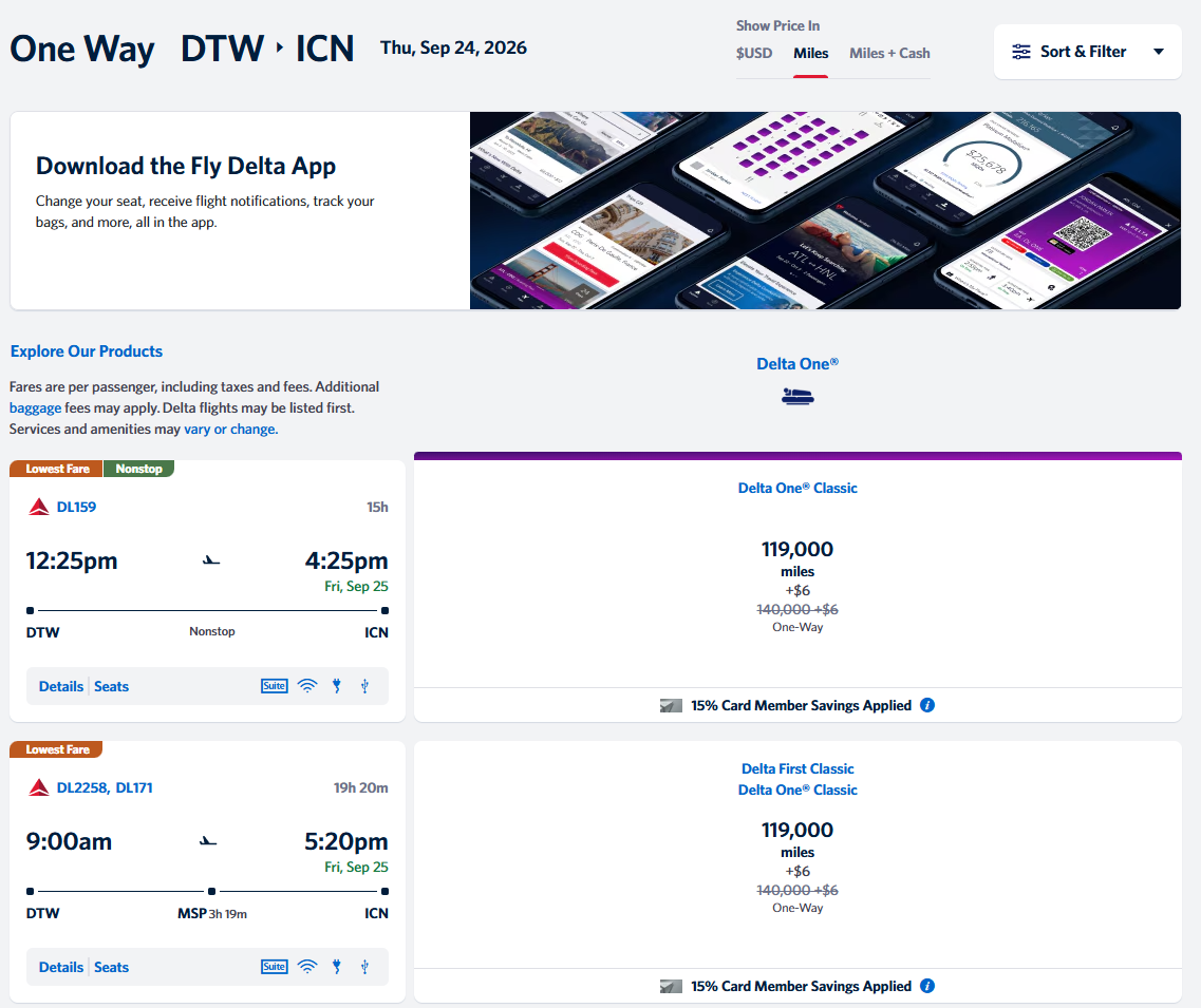 Delta熟悉跨太平洋低价商务舱大放票又回归，主力航线全覆盖，一班9+张 & 免费退改