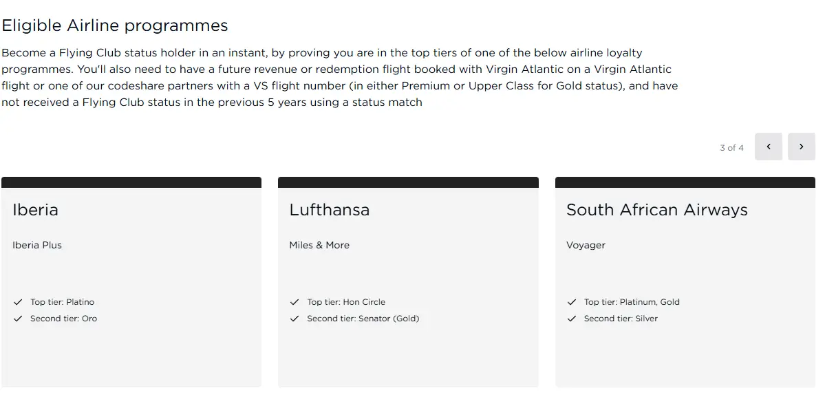 维珍大西洋匹配活动:直通天合联盟超级精英,还能越级匹配,飞一次即可 5 维珍大西洋匹配活动:直通天合联盟超级精英,还能越级匹配,飞一次即可