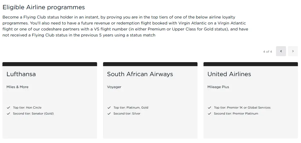 维珍大西洋匹配活动:直通天合联盟超级精英,还能越级匹配,飞一次即可 6 维珍大西洋匹配活动:直通天合联盟超级精英,还能越级匹配,飞一次即可