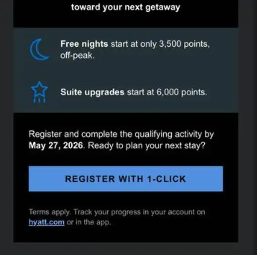 每晚1K额外奖励,Hyatt定向来了,三大促销叠加,甚至可以住成倒贴 1 每晚1K额外奖励,Hyatt定向来了,三大促销叠加,甚至可以住成倒贴