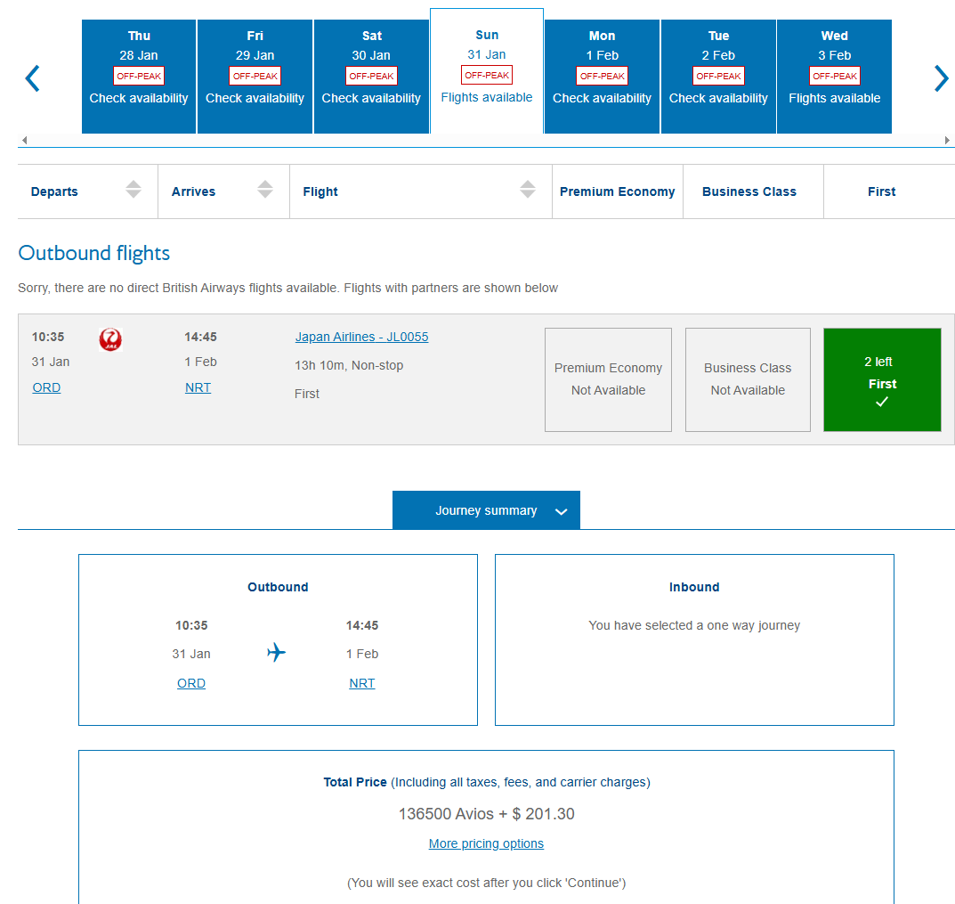 仅限今天!49K点数兑换日航亚美头等舱,错过可能以后再无机会 7 仅限今天!49K点数兑换日航亚美头等舱,错过可能以后再无机会